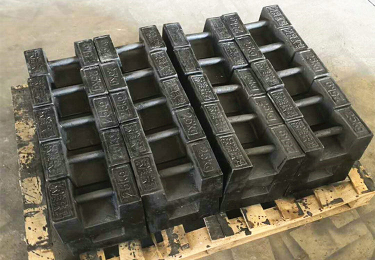 西安鑄鐵砝碼廠家直銷(xiāo)-20KG25KG配重砝碼